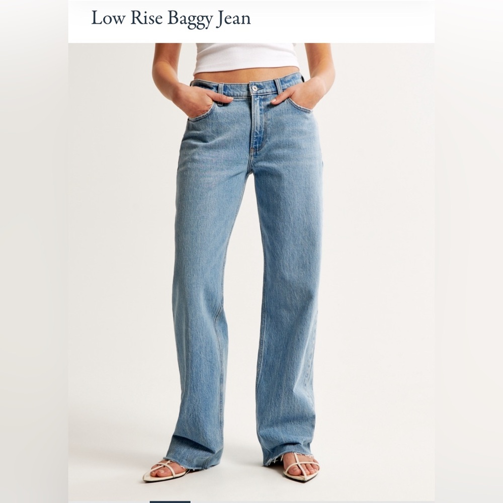 Abercrombie Baggy Low Rise Jeans